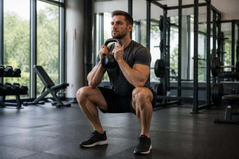 leer de goblet squat uitvoeren voor meer kracht en stabiliteit. ontdek de juiste techniek en profiteer van een effectieve full-body workout.