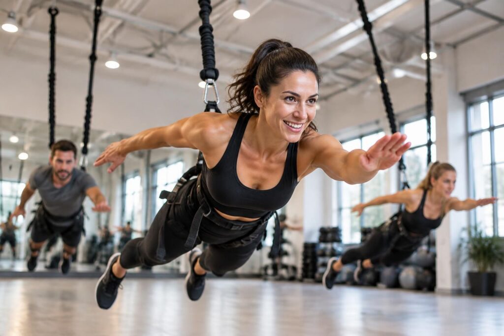 ontdek hoe bungee fitness je kracht, conditie en flexibiliteit verbetert met een dynamische, effectieve training vol plezier.