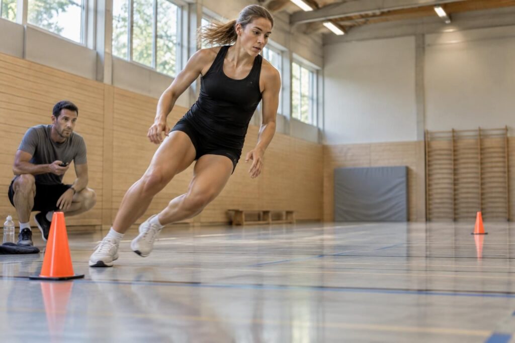 ontdek wat de shuttle run-test inhoudt, hoe je score wordt bepaald en hoe je je met gerichte training optimaal voorbereidt.