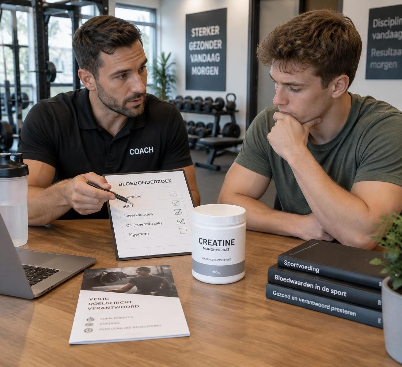 lees welke nadelen creatine kan hebben, zoals gewichtstoename of maagklachten, en waar je op let bij gebruik, dosering en veiligheid.